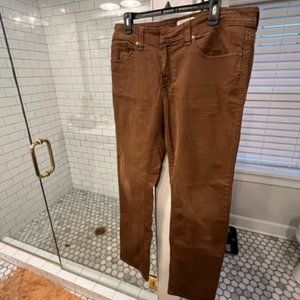 Fidelity Jeans Men's Brown Size 34 x 32 Jimmy